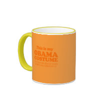 This is my Obama Costume Coffee Mugs