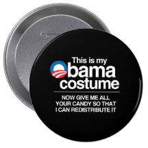 THIS IS MY OBAMA COSTUME NOW GIVE ME YOUR CANDY PIN