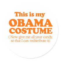 This is my Obama Costume Sticker