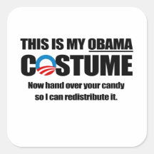This is my Obama Costume Stickers