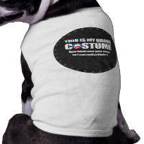 This is my Obama Costume white Dog Clothes