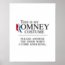 THIS IS MY ROMNEY COSTUME PLEASE ANSWER THE DOOR.p Poster
