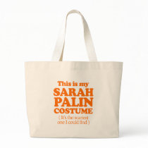 THIS IS MY SARAH PALIN COSTUME TOTE BAG