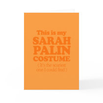 THIS IS MY SARAH PALIN COSTUME CARD