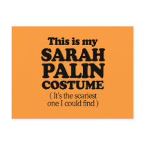 THIS IS MY SARAH PALIN COSTUME POSTCARDS