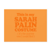 THIS IS MY SARAH PALIN COSTUME POSTCARD