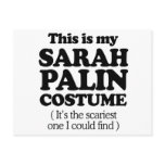 THIS IS MY SARAH PALIN COSTUME POST CARDS