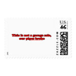 This Is Not A Garage Sale T postage