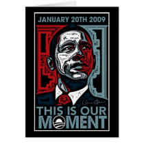 This Is Our Moment January 20th 2009 cards
