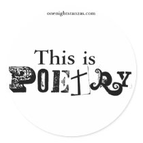 This is Poetry. stickers by OneNightStanzas This is Poetry. stickers