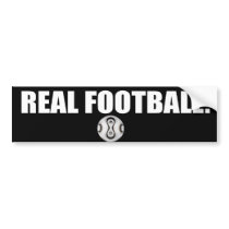 This is real football bumper stickers
