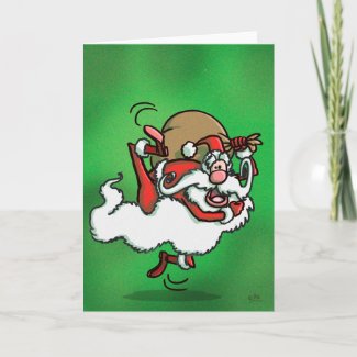 This is Santa!! greeting card card