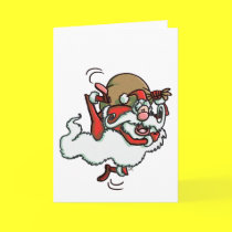 This is Santa!! (no background) greeting card