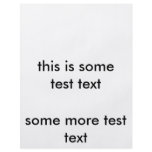 this is some test text, some more test text flyers