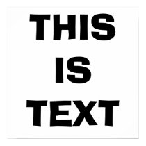 THIS IS TEXT poster posters