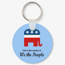 This is the country of We the People keychains