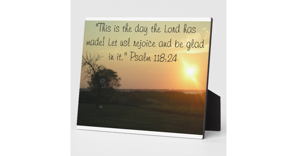quot this is the day the lord has made quot plaque zazzle create save the date cards