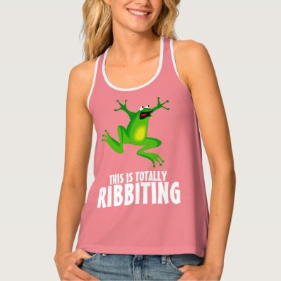 This is totally ribbiting tank top