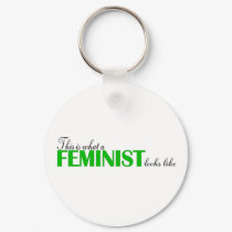 This Is What A Feminist Looks Like keychains by worldsfair This Is What A Feminist Looks Like keychains