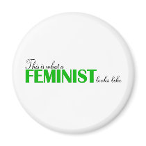 This Is What A Feminist Looks Like Refrigerator Magnets