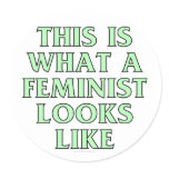 This is what a feminist looks like sticker