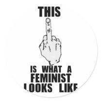 This Is What A Feminist Looks Like stickers by spyderfyngers This Is What A Feminist Looks Like stickers
