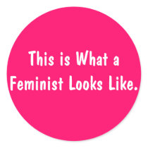 This is What a Feminist Looks Like Sticker by spike28g This is What a Feminist Looks Like Sticker