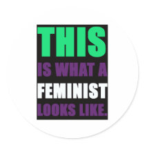 This is What A Feminist Looks Like stickers by tajirez This is What A Feminist Looks Like stickers