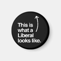THIS IS WHAT A LIBERAL LOOKS LIKE.png magnets