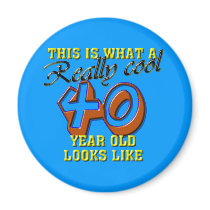 This is what a really cool 40 year old looks like refrigerator magnets