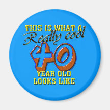 This is what a really cool 40 year old looks like refrigerator magnets