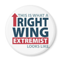 This is what a Right Wing Extremist Looks Like Magnet