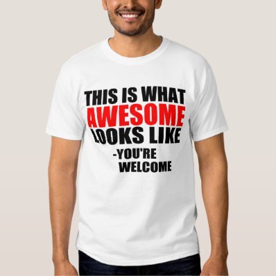 THIS IS WHAT AWESOME LOOKS LIKE SHIRT