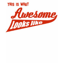 This is what awesome looks like t-shirts