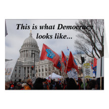 This is what Democracy Looks like card