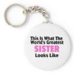 This Is What The World's Greatest Sister Looks Lik Keychain
