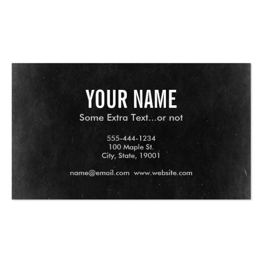 This Is Your Year Business Card Template (back side)