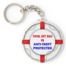This Jet Ski is Anti Theft Protected Key Chain