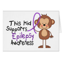This Kid Supports Epilepsy Awareness Greeting Card