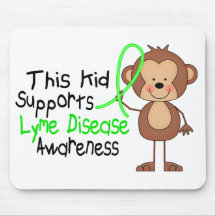 This Kid Supports Lyme Disease Awareness Mousepad