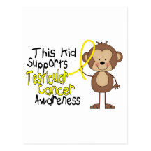 This Kid Supports Testicular Cancer Awareness Post Cards