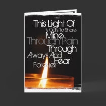 This Light Of Mine, Is Ours To Share Greeting Card
