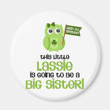 This Little Lassie Big Sister Magnet