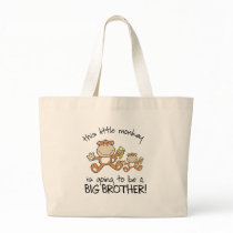this little monkey big brother bag