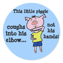 This little piggie 4 sticker