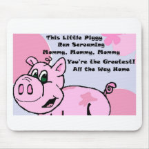 This Little Piggy Mousepads
