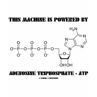 This Machine Is Powered By Adenosine Triphosphate shirt