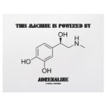 This Machine Is Powered By Adrenaline (Chemistry) Letterhead Template