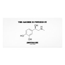 This Machine Is Powered By Adrenaline (Chemistry) photo cards by wordsunwords This Machine Is Powered By Adrenaline (Chemistry) photo cards