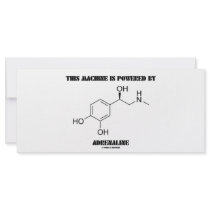 This Machine Is Powered By Adrenaline (Chemistry) rack cards